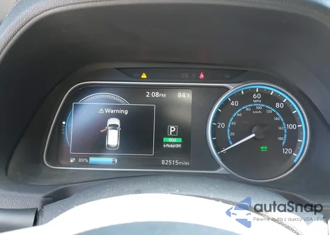 2018 Nissan Leaf Sl z USA, uszkodzony, nr VIN 1N4AZ1CP4JC317469